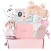 First Period kit for Girls | 22 PC Period Packs for Young Girls First Time | First Period Gift for Teen Girls with Sanitary Pad Storage Bag, Wipes, Bracelet, Eye Mask, Socks and More(Pink) view 1