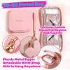 First Period kit for Girls | 22 PC Period Packs for Young Girls First Time | First Period Gift for Teen Girls with Sanitary Pad Storage Bag, Wipes, Bracelet, Eye Mask, Socks and More(Pink) view 3