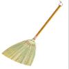 Asian Broom 46 inch - Straw Soft Sweep - Long Handle for Cleaning, Decoration, Wedding-Natural Whisk for House, Garage, Office,Kitchen - Indoor Grass Broom view 1
