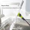 RRRYYYZZ Rubber Broom for Pet Hair Hardwood Floor, with 51 Long Handle Magic Broom Sweeper, Squeegee Broom for Floor Pet Hair Cleans Glass,Fine Dust,Hair,Liquids view 4
