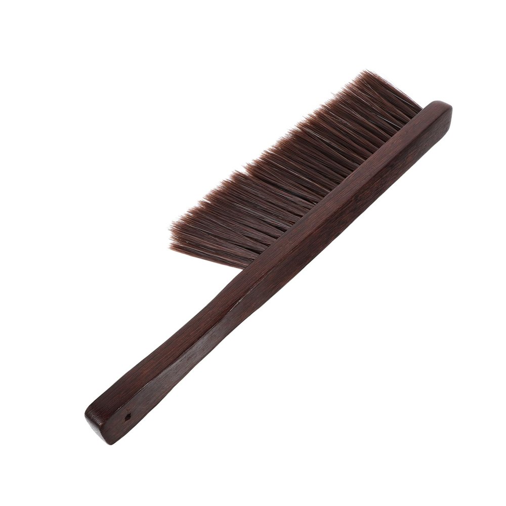 BUGUUYO Wooden Dust Brush Long Handle Soft Bristles Handheld Broom for Efficient Bed and Furniture Cleaning for Use