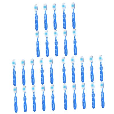 FOMIYES 30pcs Short Handle Prison Toothbrushes for Cleaning Design for Comfort for Correctional Facilities Enhanced Oral Tools