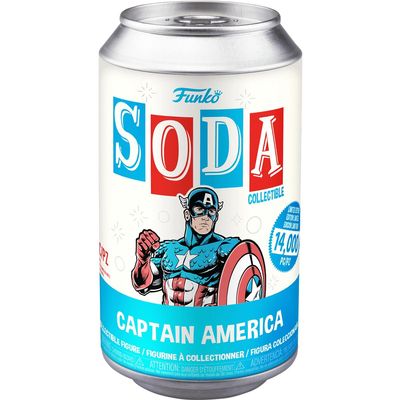 Funko Captain America (Blind Can): Vinyl Soda Vinyl Figurine (54960)