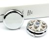 Round Pill Box with Mirror 3 Compartments Pill Organizer Portable Small Pill Case Weekly Various Cat Breeds Medecine Case for Purse, Pocket, Travel, Vitamin, Supplements view 4