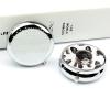 Round Pill Box with Mirror 3 Compartments Pill Organizer Portable Small Pill Case Weekly French Bulldog Medecine Case for Purse, Pocket, Travel, Vitamin, Supplements view 4
