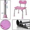 WPBLOVESHOP Shower Stool Shower Chairs and Benches Bathtub Seat with Backrest for Elderly Senior Handicap & Disabled Adjustable Hight Non-Slip Design(Blue) view 3