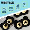 2PCS Cute Eye Mask for Sleeping - Soft Lightweight Eye Cover with Adjustable Strap, Funny Sleep Mask, Eyeshade Covers, Sleeping Mask for Women Men Travel Nap Blindfold Game view 3