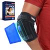 FEATOL Elbow Brace with Ice Pack for Tendonitis and Tennis Elbow-Pain Relief for Cubital Tunnel, Ulnar Nerve Entrapment, Bursitis-Reusable Ice Pack Brace for Men and Women, Large view 1