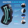 FEATOL Elbow Brace with Ice Pack for Tendonitis and Tennis Elbow-Pain Relief for Cubital Tunnel, Ulnar Nerve Entrapment, Bursitis-Reusable Ice Pack Brace for Men and Women, Large view 3