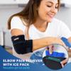 FEATOL Elbow Brace with Ice Pack for Tendonitis and Tennis Elbow-Pain Relief for Cubital Tunnel, Ulnar Nerve Entrapment, Bursitis-Reusable Ice Pack Brace for Men and Women, Large view 4