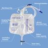 DWCHECK 5 Pack Urinary Drainage Bag with Anti-Reflux Chamber,2000mL Urine Bags with 48" Tube Drainage,Splash-Resistant Drain Spout,Clips and Hanging Hook,Disposable Urine Bags for Men view 2