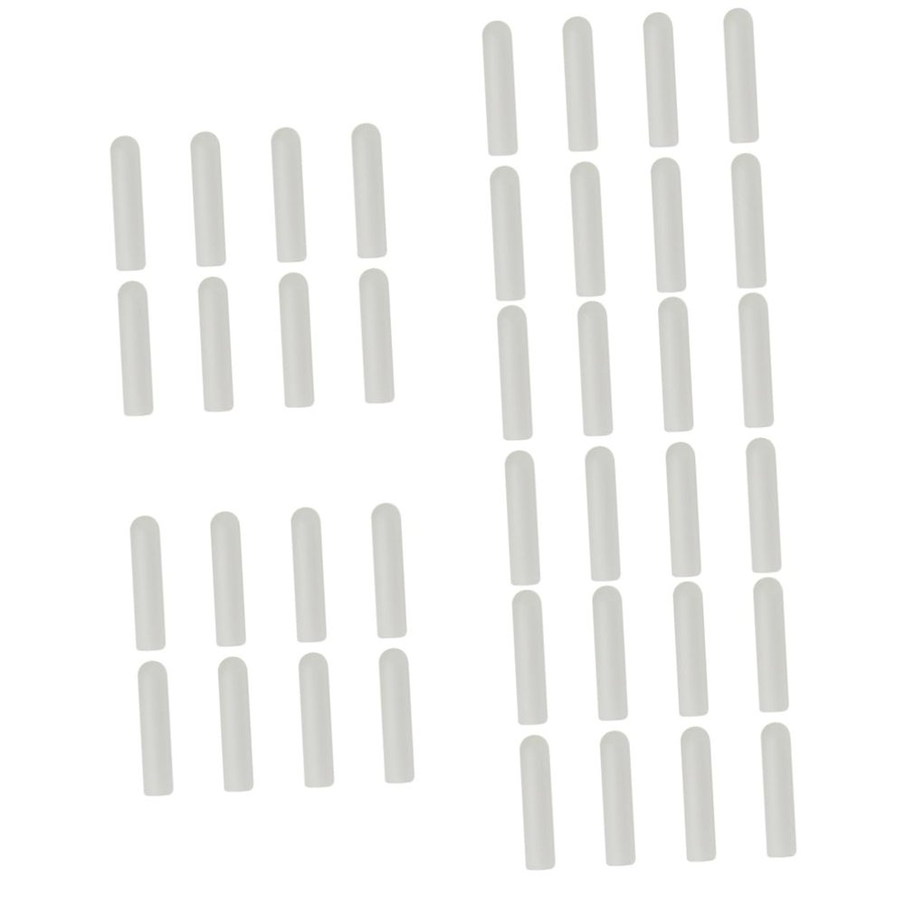 PACKOVE 40pcs Dark Plastic Tips for Sneakers Canvas Shoes and Lightweight Ends for Easy Use and Replacement