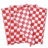 MUNILAIL 100 Sheets Checkered Tissue Paper 14 x 20 Inches Red and White Gift Wrapping Paper Race Car Art Papers for Birthday Party Decorations view 1