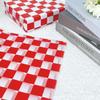 MUNILAIL 100 Sheets Checkered Tissue Paper 14 x 20 Inches Red and White Gift Wrapping Paper Race Car Art Papers for Birthday Party Decorations view 4