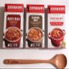 GeauxDat Cajun Favrit Foods Bundle: Zatarain's Cajun Gumbo Mix, Dirty Rice, Shrimp Creole Base, with Wooden Spoon view 1