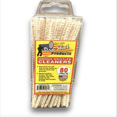 Pro-Shot Products Bristled Cleaners Scrub Holes, Slots, and Grooves 80 Qty.