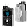 Ablefector Insulin Pump Holder, 360 Rotatable Pump Clip, Diabetic Pump Case for Tubing Management, Insulin Pump case for Carry-On, Compatible with Medtronic Minimed 630g 640g 670g 770g& 780g-Clear view 1