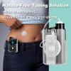 Ablefector Insulin Pump Holder, 360 Rotatable Pump Clip, Diabetic Pump Case for Tubing Management, Insulin Pump case for Carry-On, Compatible with Medtronic Minimed 630g 640g 670g 770g& 780g-Clear view 4
