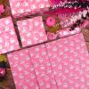 100 Sheets Pink Ghost and Boo Tissue Paper, 20 x 14in Lovely Pink Ghost Print Wrapping Tissue Cute Ghost Art Decorative Tissue for Happy Boo Day Girls Baby Shower Birthday Christmas Party Supplies view 4