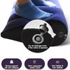 NineLife Basics Blue Inflatable Pillow for Couples Soft Portable Positioning Triangle Sofa Pillow Bed Wedge Pillow,Body Positioners Cushion Sweater DJNU-001 view 3