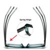 bullabulling 3Pack Oprah Style Square Reading Glasses with Spring Hinge Blue Light Blocking Ladies Stylish Readers Z05 (1c, 0, x) view 4