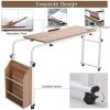 Bedtable, Overbed Desk Over Bed Desk King Queen Bed Table Overbed Laptop Table Over Bed Table with Wheels for Twin/Full/Queen/King Size Bed Frame(Size:0.8M) view 4