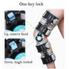 FENOKD Adjustable Knee Brace Hinged Leg - Breathable Hinged Knee Brace Knee Splint Injury - Orthosis Stabilizer Hinged Immobilizer for Knee view 2