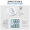 Pediatric Blood Pressure Cuff, Blood Pressure Machine for Home Use - 3 Size Cuffs, Small 4"-8", Medium 6"-10" and Large 7"-17", Perfect for Family Health Monitoring view 4