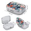 JEKYQ Pill Box Pill Case for Woman Weekly Pill Organizer Flower Shape Small Pillbox Pill Container with 3 Compartments Portable Vitamin Holder Boxes for Travel Medicine Organizer view 2