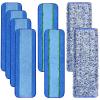 8 Pack Microfiber Cleaning Pad for Bona Mop Hardwood & Hard Surface Floors Dry and Wet Floor Cleaning - Includes 4 Microfiber Cleaning Pad, 2 Deep Clean Pads and 2 Dusting Pad - Dual Zone Cleaning view 1
