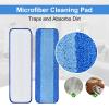 8 Pack Microfiber Cleaning Pad for Bona Mop Hardwood & Hard Surface Floors Dry and Wet Floor Cleaning - Includes 4 Microfiber Cleaning Pad, 2 Deep Clean Pads and 2 Dusting Pad - Dual Zone Cleaning view 2