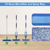 4 Pack Microfiber Cleaning Pad for Bona Mop Safe for Hardwood & Hard Surface Floors Dry Wet Floor Cleaning - Includes 2 Microfiber Cleaning Pad and 2 Dusting Pad - Microfiber Mop Pads for 18Inch Mop view 4