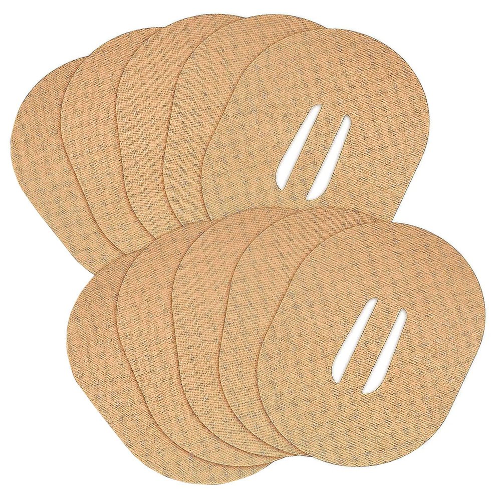 10pcs Adhesive Patches, Compatible with Dexcom G6, Shower Waterproof Patch Pre-Cut Adhesive Patches with Strap, Pre-Cut Sweatproof Tape Continuous Glucose Monitor Protection (10)
