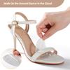 Ball of Foot Cushions for Women, High Heel Comfort Pads, Metatarsal Pads, Shoe Inserts Cushions for Women,Heel Pads for Shoes,Weight Shifting Insoles for High Heel(2 Pairs) (Clear) view 2
