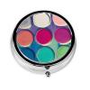 Round Color Paletteround Pill Box, 3 Compartment Round Pill Box Organizer,* Portable Travel Pill Box for Traveling. view 1