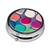 Round Color Paletteround Pill Box, 3 Compartment Round Pill Box Organizer,* Portable Travel Pill Box for Traveling. view 2