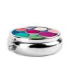 Round Color Paletteround Pill Box, 3 Compartment Round Pill Box Organizer,* Portable Travel Pill Box for Traveling. view 3