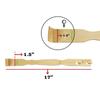 BambooMN 17 Inch Bamboo Wooden Back Scratcher Smooth Massage Roller Handle for Itching Stress Relief, 10 Units view 2