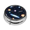 The Solar Familyround Pill Box, 3 Compartment Round Pill Box Organizer,* Portable Travel Pill Box for Traveling. view 2