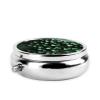 Green Creeperround Pill Box, 3 Compartment Round Pill Box Organizer, Portable Travel Pill Box for Traveling. view 3