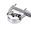 Black and White Girafferound Pill Box, 3 Compartment Round Pill Box Organizer, Portable Travel Pill Box for Traveling. view 4