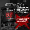 BLACKMARKET Bulk Pre Workout - Preworkout Energy Drink for Men 30 Servings - Pre-Workout Drink Powder with Creatine (Blue Razz) view 4