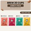 Mondo Drip Coffee Mix (20 Pack) USDA Organic - Variety Pack, Single Serve, Pour Over Pouch Bags, Pre-Filled 100% Arabica, Medium Roast view 3