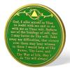1 Year Sobriety Coin Gift | Dancing Woman Tree AA Chip Medallion with Coin Capsule | Sobriety Gifts for Anniversary Year for Men & Women in Recovery view 2