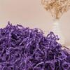 PLINJOY 4 OZ Purple Crinkle Cut Paper Shred Filler for Gift Basket Shredded Confetti Paper Box Stuffing Easter Basket Grass Gift Boxes Filler view 2