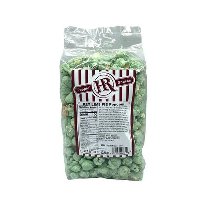 HR Poppin' Snacks Key Lime Popcorn | Made in Small Batches | Party Popcorn | Vibrant, Fresh Flavor | Key Lime Pie Popcorn | Sweet Treat | Popped Popcorn Snack | Ready to Eat