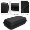 Linkidea Men's Cigar Travel Case, Waterproof, Pressure-Proof Cigar Box, Portable Cigar Accessories Organizer, Outdoor Humidor for Travel (Black) view 4