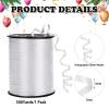 500 Yard White Curling Ribbon for Gift Wrapping, Balloon String, 3/16" Thin Gift Ribbon for Birthday, Baby Shower, Christmas view 2