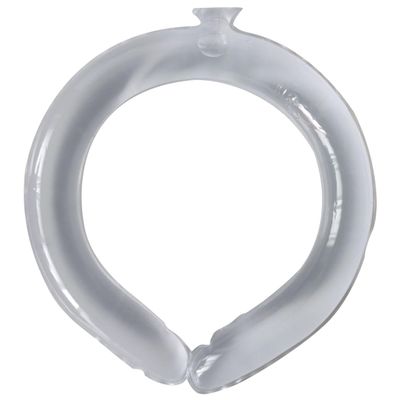 Nuhikap Neck Cooling Tube, Wearable Cooling Neck Wrap for Summer Heat I Hands Free Cold Pack Ice Cooling Neck Collar,White