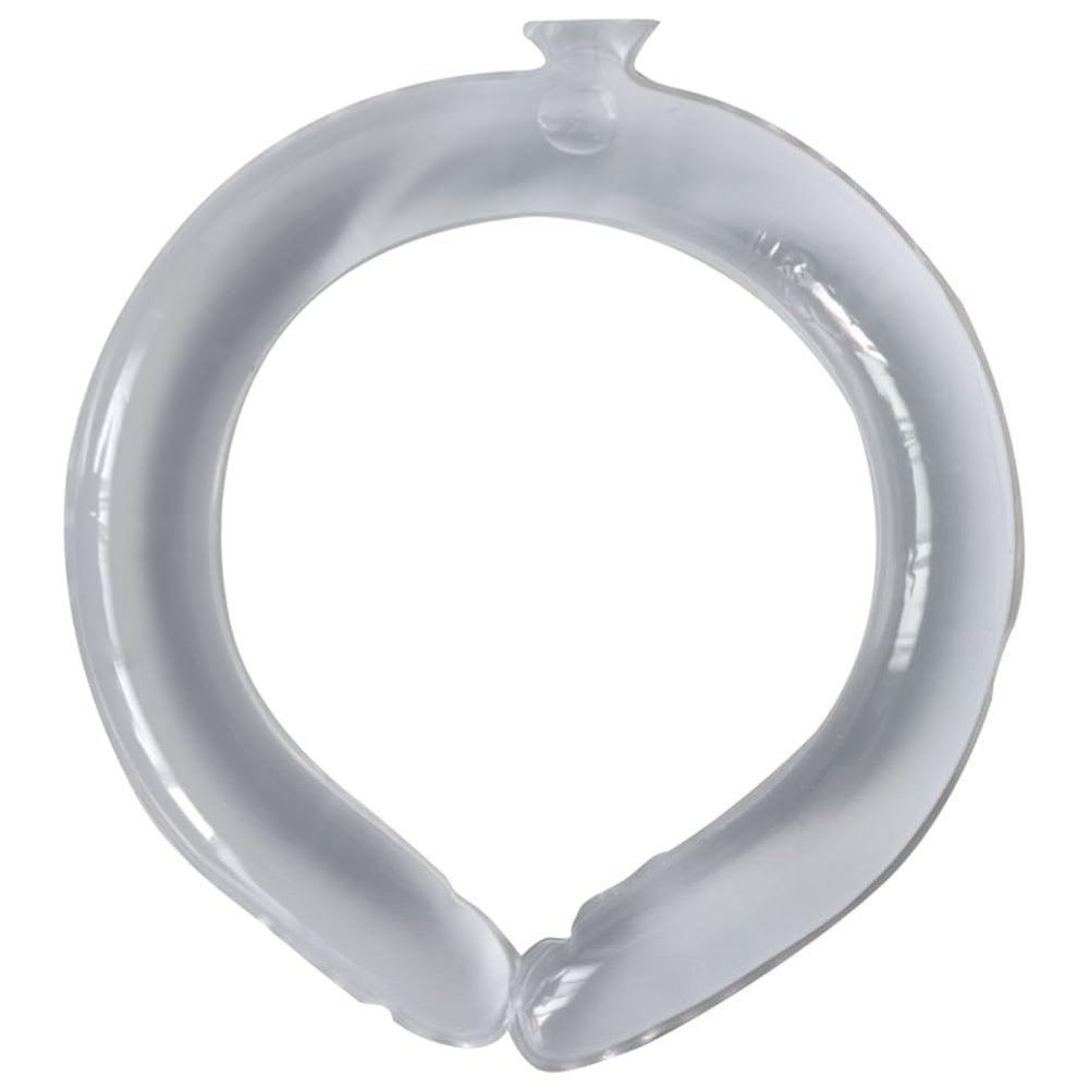 Nuhikap Neck Cooling Tube, Wearable Cooling Neck Wrap for Summer Heat I Hands Free Cold Pack Ice Cooling Neck Collar,White